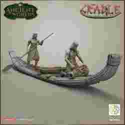 Mesopotamian Reed Boat with Fishermen - The Cradle