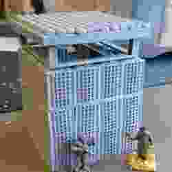 Modern Hesco fortifications modular building set 20mm 1/72 Elhiem