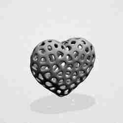 Necklaces -Voronoi Heart