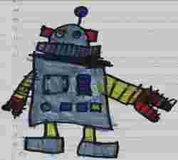 Kızım 4 yaşında robot
