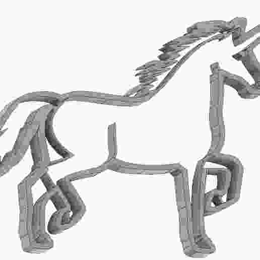 4 X UNICORN COOKIE CUTTER (2)