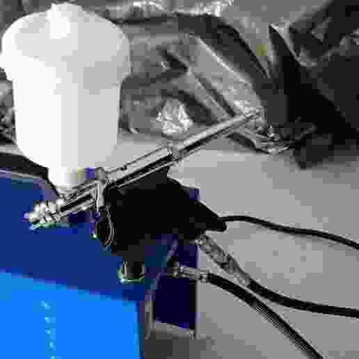 Airbrushholder for the Sparmax Airbrush and Minikompressor MC 90 from Biltema
