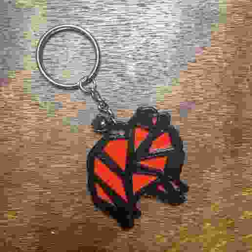 Pomeranian Keychain