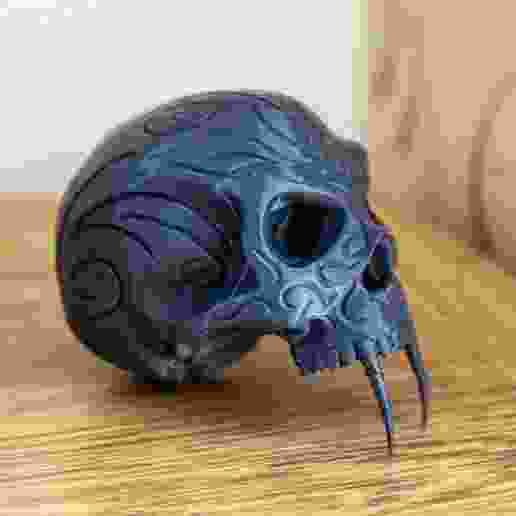 Tribal Sabre Tooth Skull