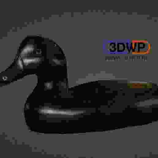 Vintage Duck Decoy 3D Scan