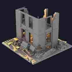World War II ruins - building #3