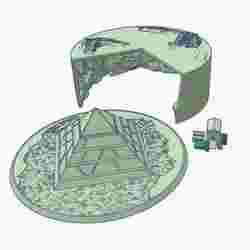 Underground Alien Pyramid - Alaska Dark Pyramid Conspiracy Model KIT