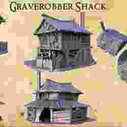 GraveRobber Shack 28 mm Tabletop Terrain