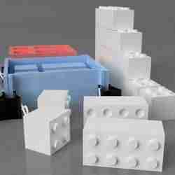 MOLD FOR CEMENT, GYPSUM LEGO BRICK CASTING