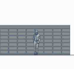 Boundary Wall 7 (Versi long puzzle) 1:64 scale