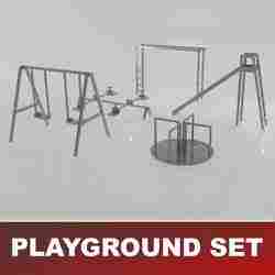 SET MINIATURES FOR DIORAMA - PLAYGROUND