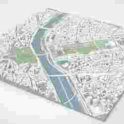 Cityscape Paris France fragment city