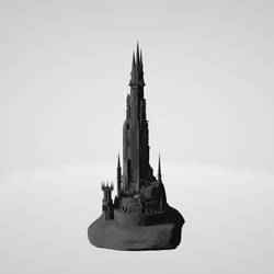 Fantasy dark tower - castle