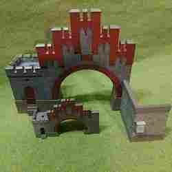 [ZM N scale] German tunnel portal Weilburg South (resin)