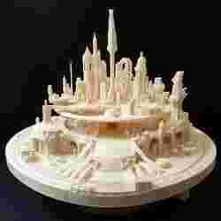 3D Printer Test Cityscape Model