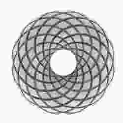 Rodin Coil Torus .STL 8 INCHES Diameter Coil | iToroid Vortex Wave Field Generator |  8 inch x 3 inch   PEMF Coil 2 x 12 groves