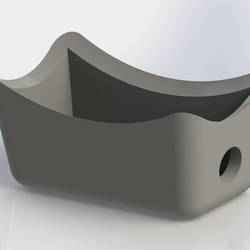 Bracket .STL 10 INCHES Diameter Coil , Wire Cover , Rodina Coil Cap 10 inch