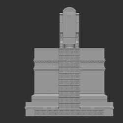Gondorian Hall Throne | LOTR-Inspired 3D Print Model