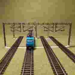 [ZM H0 scale] Cantenery gate four track wide [FDM]