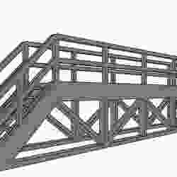 Factory Work Step for 1/100 Scale Diorama (Assembly Required)