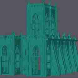 Gothic Library Ruin