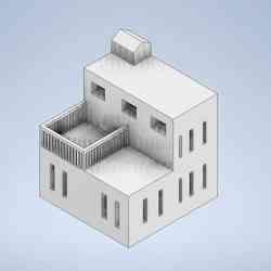 FREE Two Story House with a Balcony