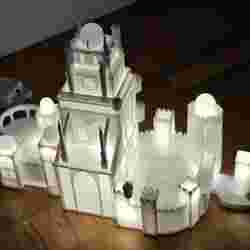 Masyaf Castle – Medium STL with LED Slot | Fantasy Diorama or Display Piece