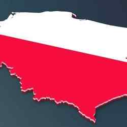 Poland 3d map