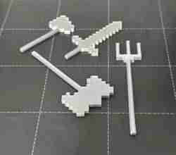 Custom Dummy 13 Minecraft historical weapons.
