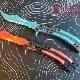 Damascus Steel Butterfly Knife Counter-Strike