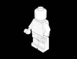 Lego Compatible (29096.dat) Cone Half 10 x  5 x  6