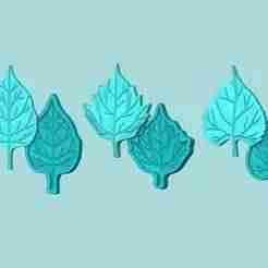 03 Sunflower Leaf Mold Collection - Silicone Maker - Template