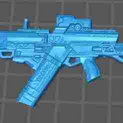 1/12 gi joe classified style rifle/weapon BONEBREAKER
