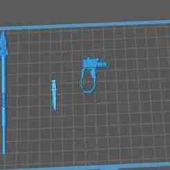 1/12 gi joe classified style rifle/weapon set Lady J