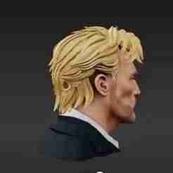 1/12 Scale Cynical Occultist Headsculpt - World-Weary Magician Custom Action Figure Head for Resin/FDM