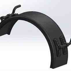 1:14 Trailer mudguards for trailer axle