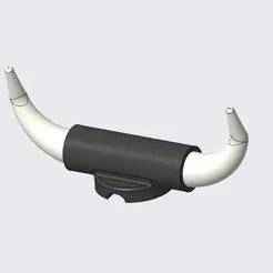 1:18 Boss Hogg's Cadillac horns (The Dukes of Hazzard)