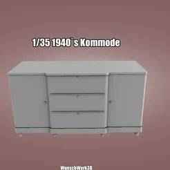 1/35 1940s chest of drawers WW2