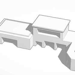 1:500 Mediterranan airport terminal
