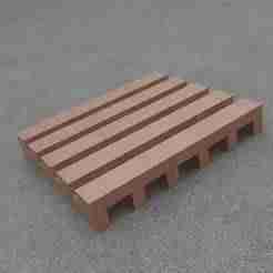 1/64 Scale Industrial Pallet | Heavy Duty Diorama Garage Accessory | STL, STEP, FBX (Digital Download)