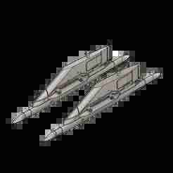 1/72 F-104S ASA-M Starfighter AIM-9L Sidewinder Rails for Hasegawa Kit