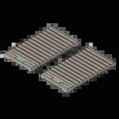 1/72 Su-27 / Su-30 Flanker Intake Louvers for Trumpeter kits