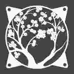 120mm fan cover - Cherry blossom - Sakura