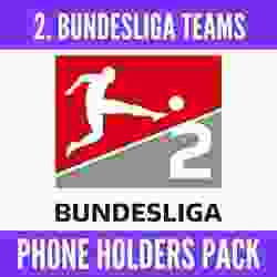 2. Bundesliga Football Teams - Phone Holders Pack