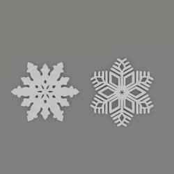 2 Snowflakes Coasters
