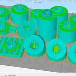 3d print files for 2.5" 63.5 mm Manifold modeling kit
