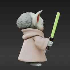 3D Printable Baby Yoda – Standing Jedi Miniature