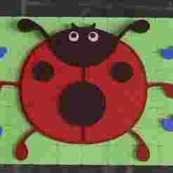 3D Printable Ladybug Puzzle