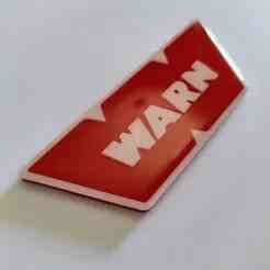 3D Printable WARN Winch Emblem - Rugged Off-Road Gear for 4x4 Enthusiasts