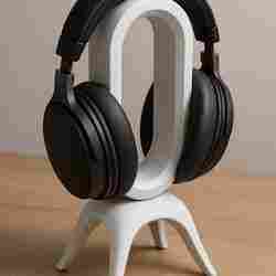3D Printed Headphone Stand | Modern Headset Holder for Desk or Gaming Setup | Easy-to-Print, Stylish Vertical Design | STL File for Home & Office Organization